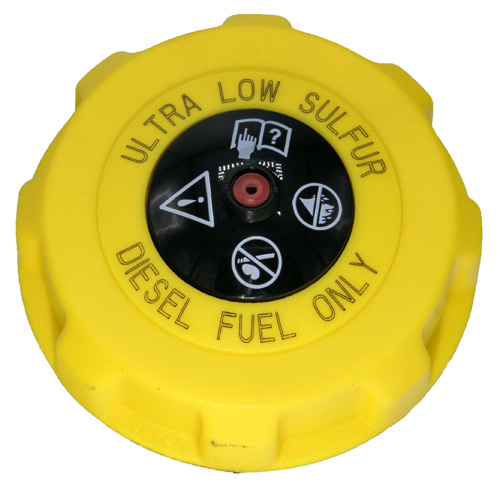 798470 – CAP, 3 1/2" Yellow FUEL by Hustler