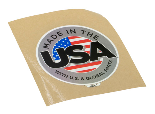 608127 – Decal, USA, F&D by Hustler