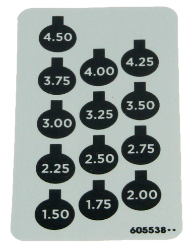 605538 – Decal, DECK Height by Hustler