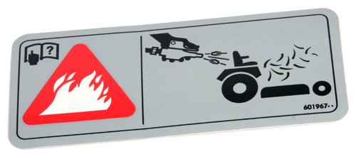 601967 – Decal, Engine Compart by Hustler