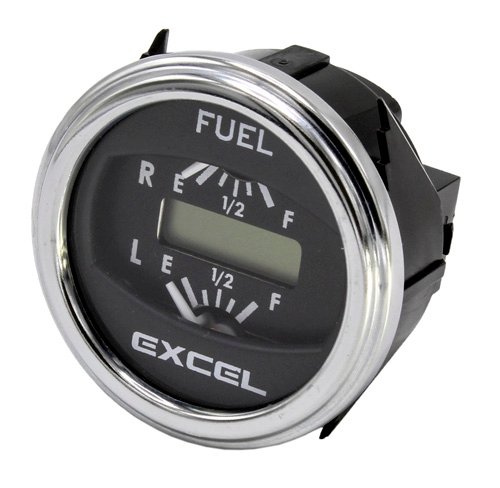 607451 – Gauge, DUAL Needle 12V by Hustler