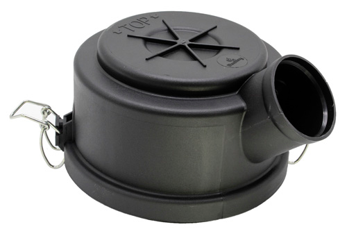 600910 – Cover END, W/ Latches by Hustler