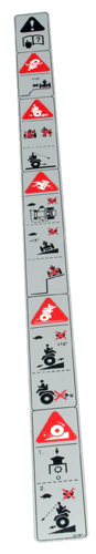 601981 – Decal, SAFE Operate-gray by Hustler
