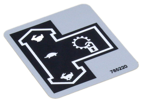 785220 – Decal, Steering R.S. by Hustler