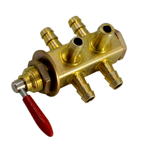 791269 – FUEL Valve 3-WAY Double by Hustler
