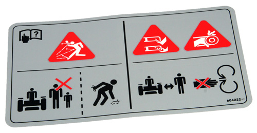 604222 – Decal, Danger / Objects by Hustler