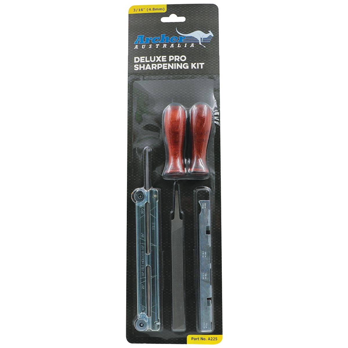 DELUXE PRO SHARPENER KIT - 3/16'' - A225-L by Jakmax