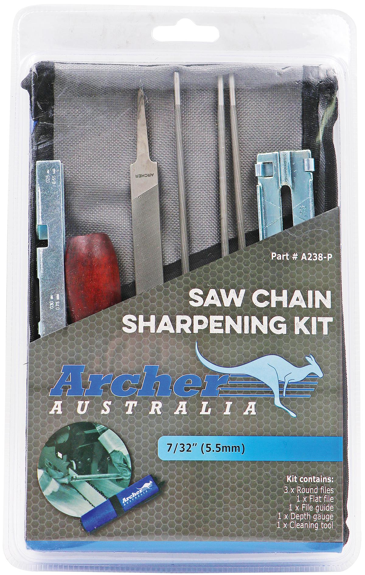 SHARPENING KIT ROLL UP POUCH 7/32'' - A238-P by Jakmax