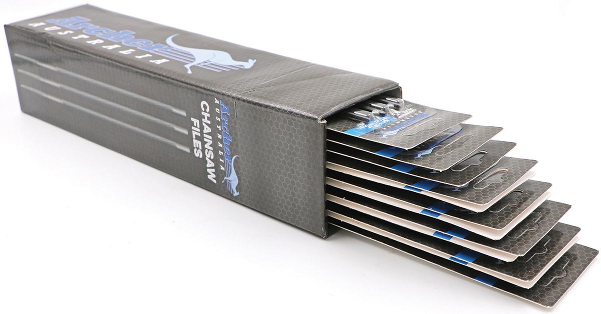 CHAINSAW FILE - 7/32'' - 3 PACK x 12/BOX - A253-3P12 by Jakmax