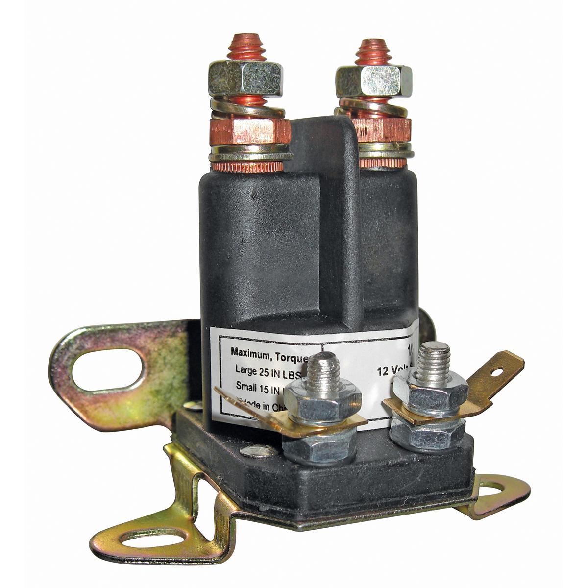 Solenoid - 1/4" & 5/16" Post. Double Pole-Terminal Ground - B1AC161 by Jakmax