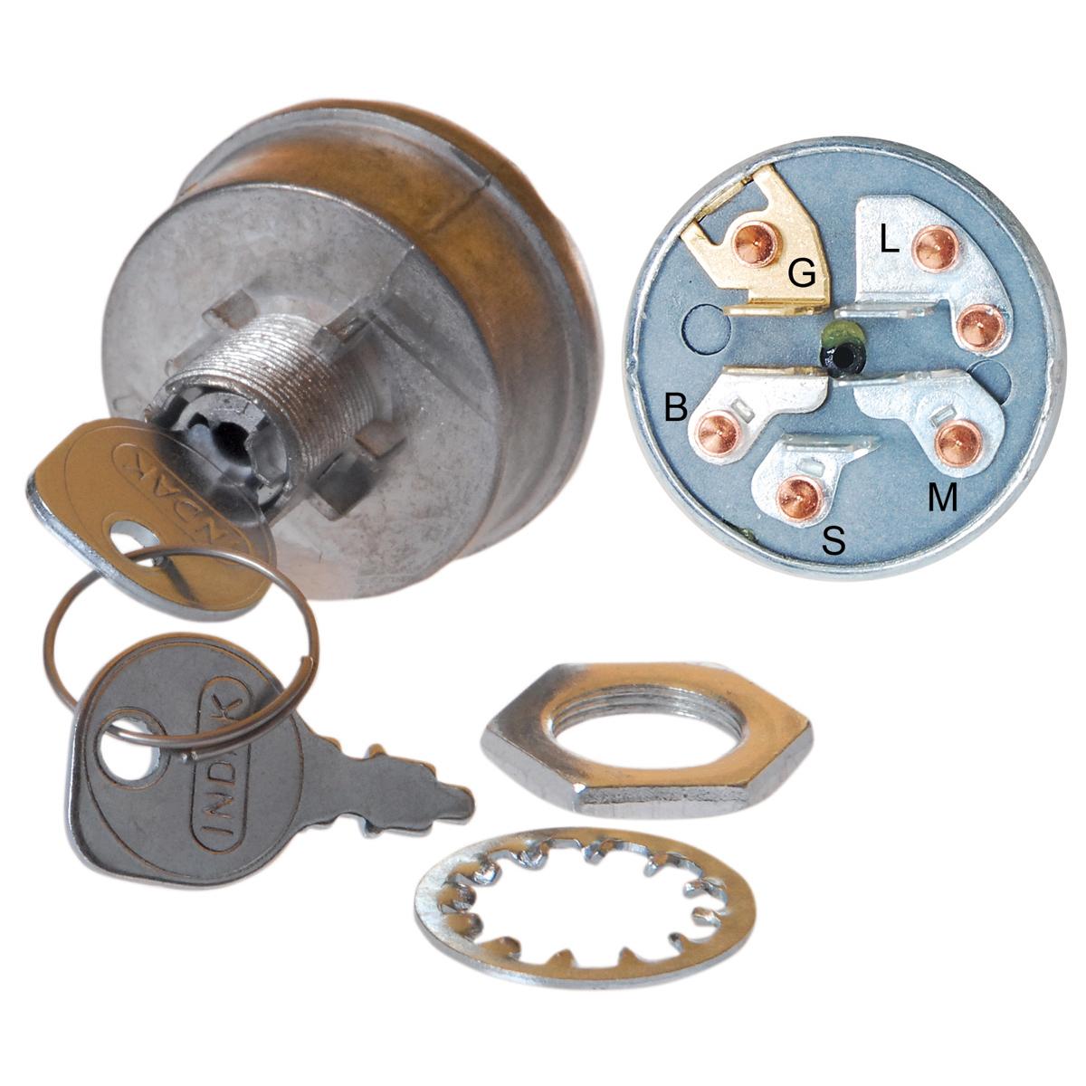 Ignition Switch - AYP 102972X, Briggs & Stratton 490066, 493625 - B1AY16 by Jakmax