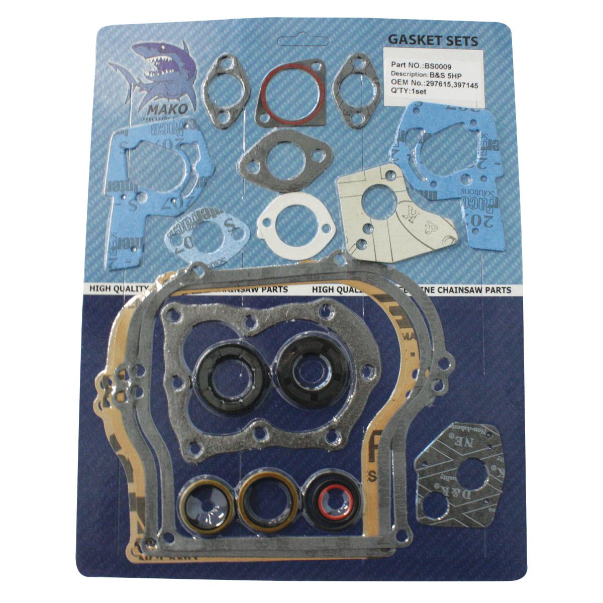Gasket Set - Briggs - 297615, 397145, 495603 - BS0009 by Jakmax