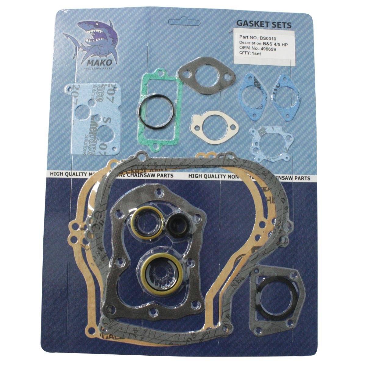 Gasket Set - Briggs - 496659 - BS0010 by Jakmax