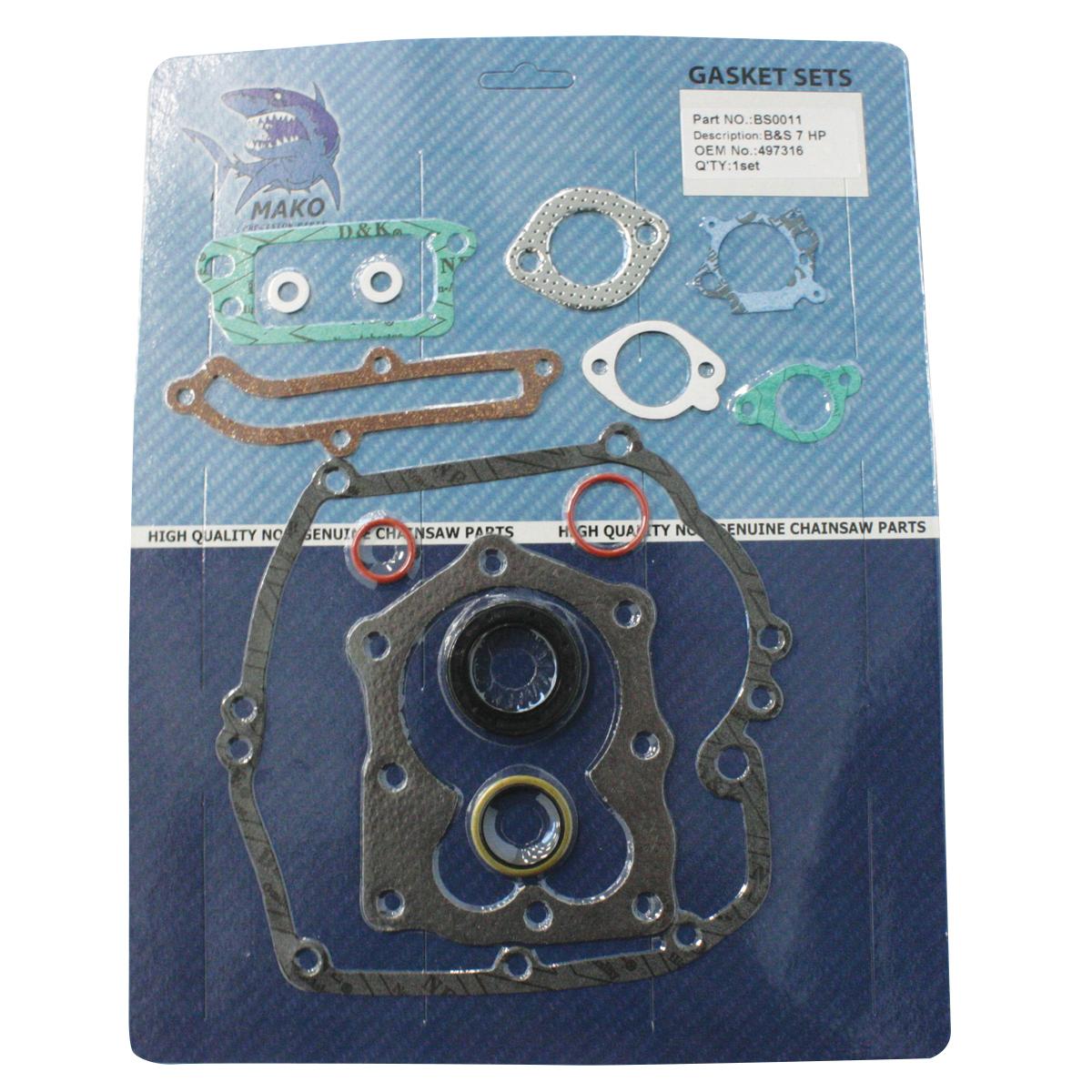 Gasket Set - Briggs - 497316 - BS0011 by Jakmax
