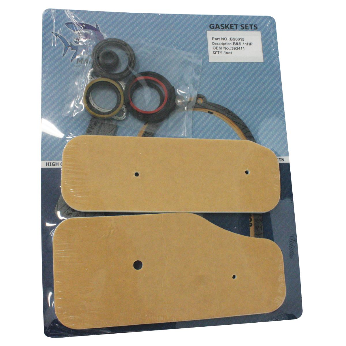 Gasket Set - Briggs - 393411 - BS0015 by Jakmax