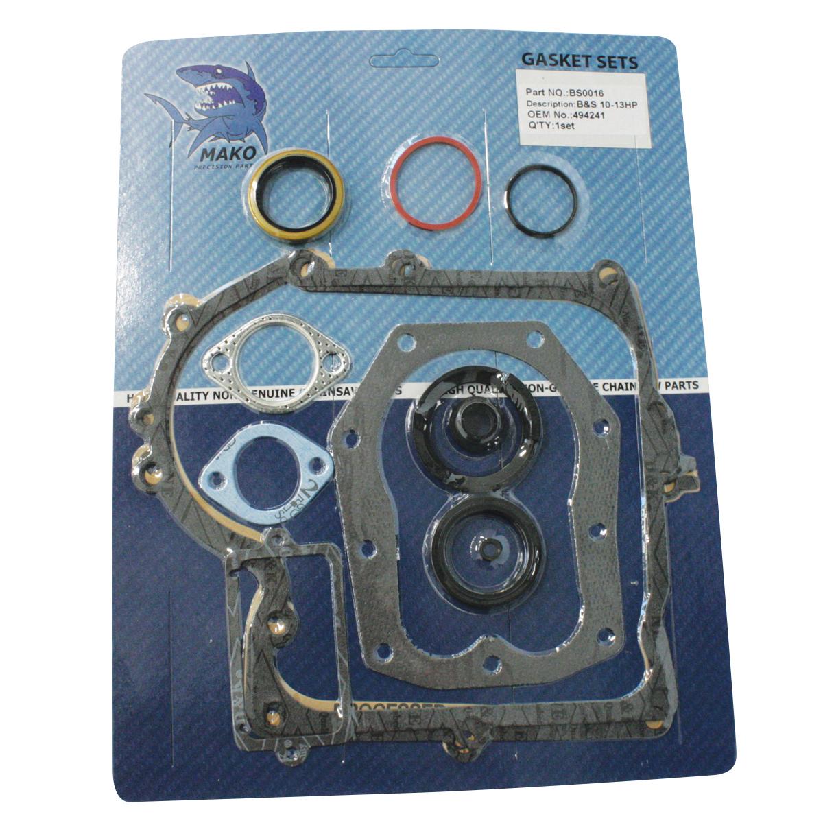 Gasket Set - Briggs - 494241 - BS0016 by Jakmax