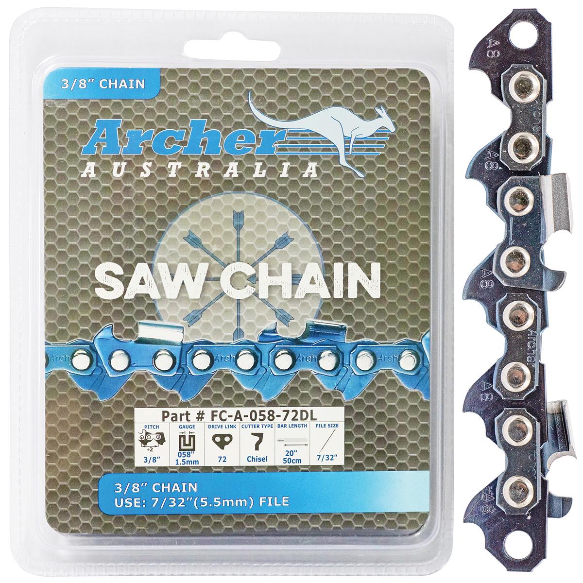 Chainsaw Chain - 3/8", .058", Full Chisel 100ft, Ripping - FC-A-058-100R-RP by Jakmax