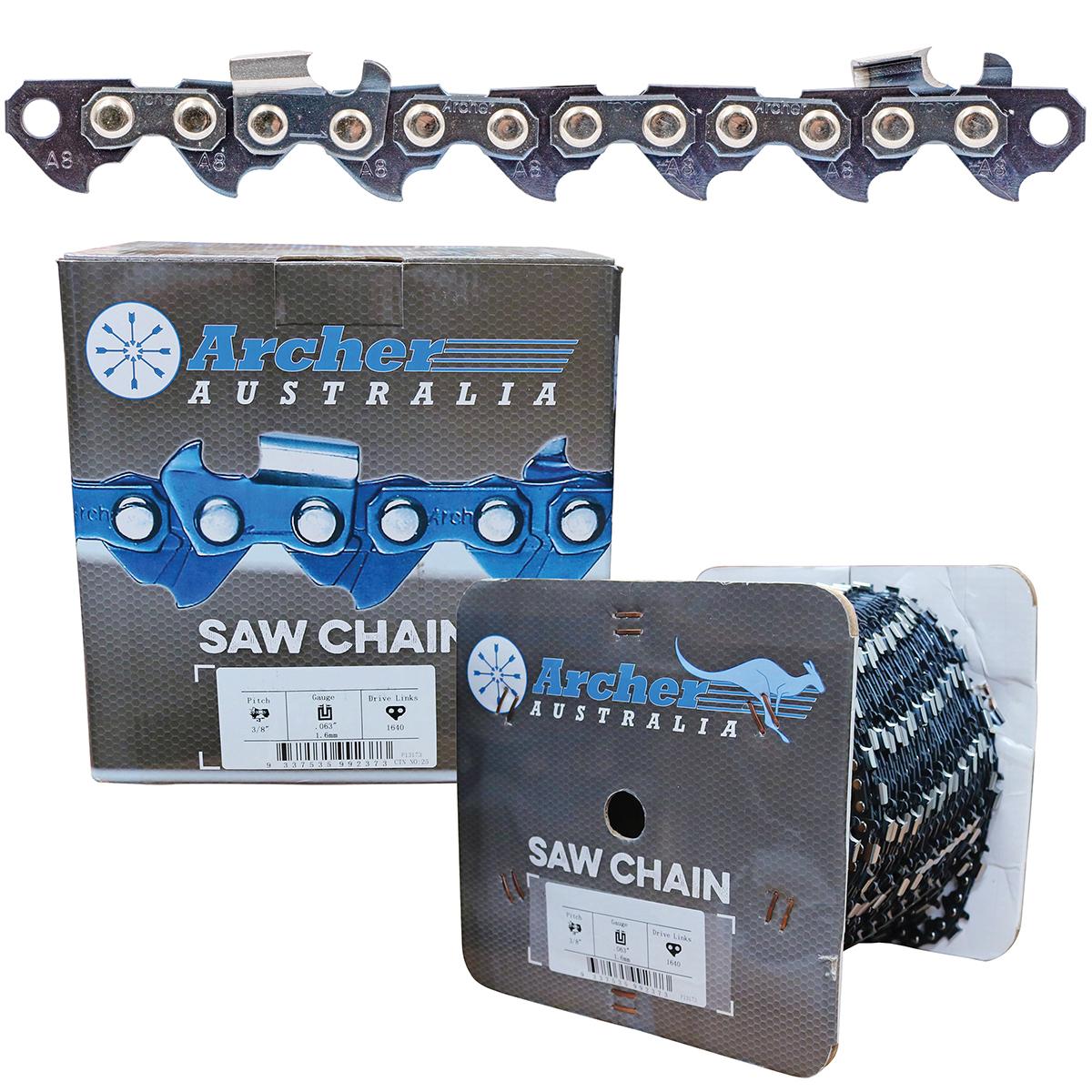 Chainsaw Chain - 3/8", .058", Full Chisel 100ft, Skip Tooth - FC-A-058-100R-ST by Jakmax