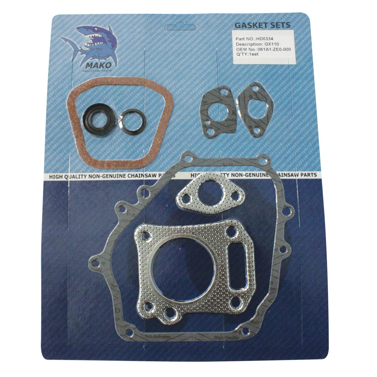Gasket Set - Honda GX110 - 061A1-ZE0-000 - HD0334 by Jakmax