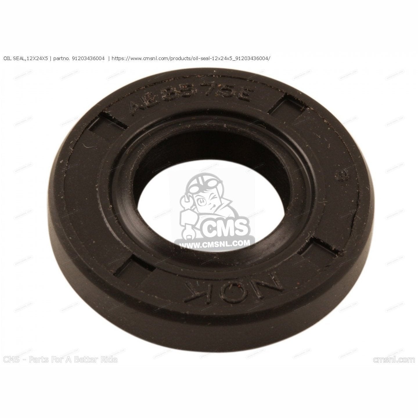 Oil Seal 12X24X5 by Honda