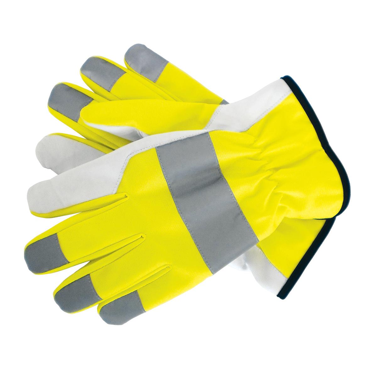 Hi-Vis Goat Skin Work Glove with Inner Lining - JM4000 by Jakmax