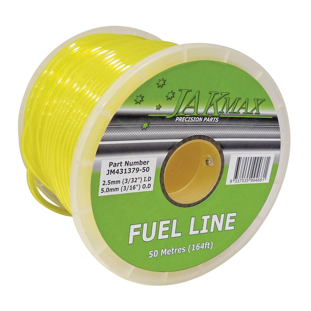Fuel Line - 2.5mm I.D X 5.0mm O.D x 50m L - JM431379-50 by Jakmax