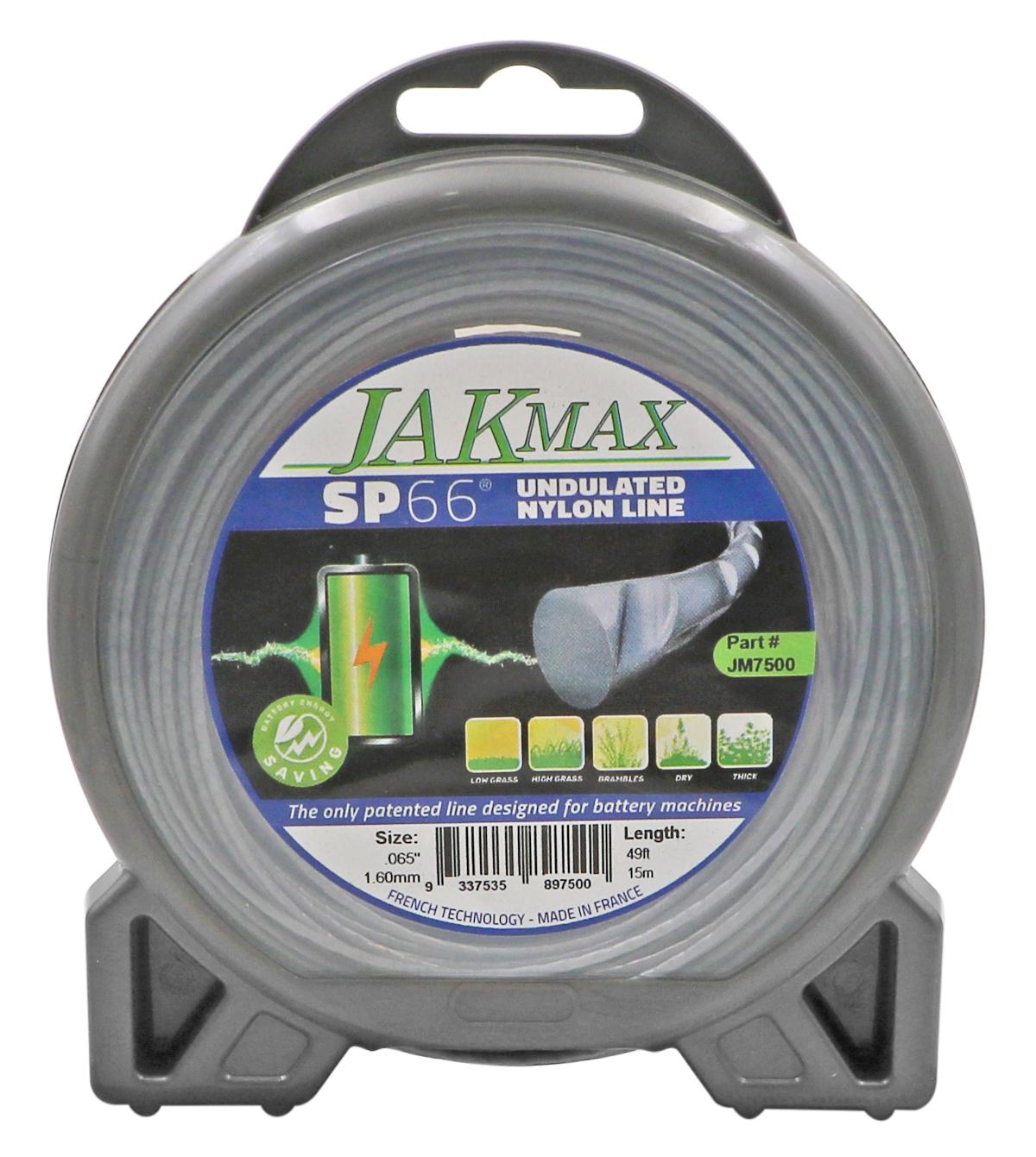Clamshell - .065"/1.60mm - SP66 Undulated Nylon Line - JM7500 by Jakmax