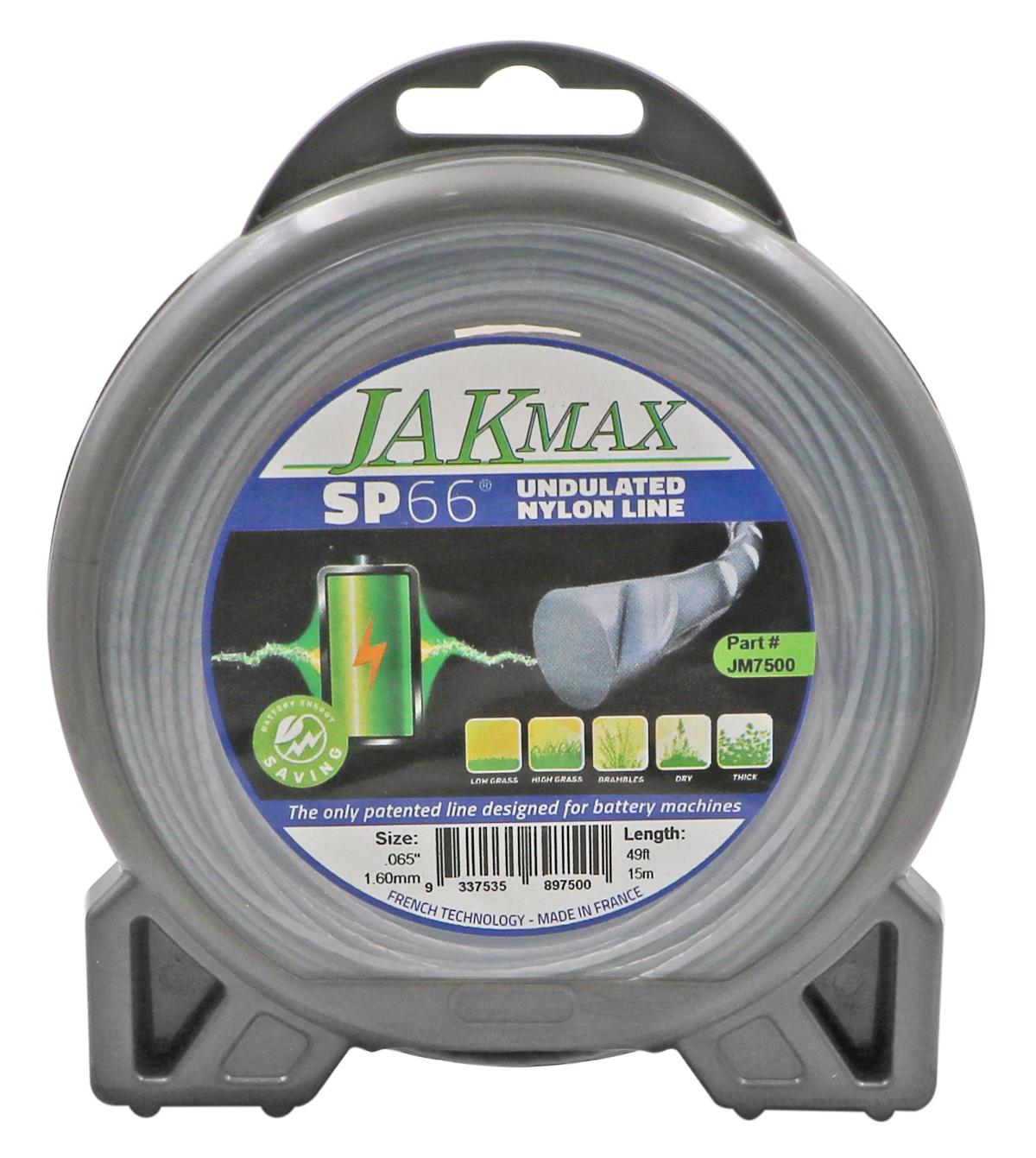 Clamshell - .080"/2.00mm - SP66 Undulated Nylon Line - JM7501 by Jakmax