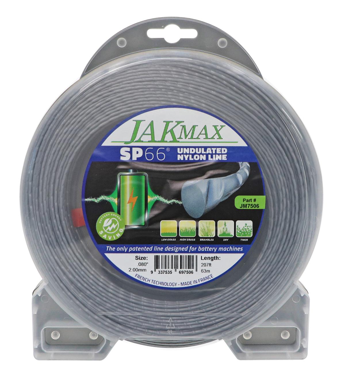 1/2lb Donut - .080"/2.00mm - SP66 Undulated Nylon Line - JM7506 by Jakmax