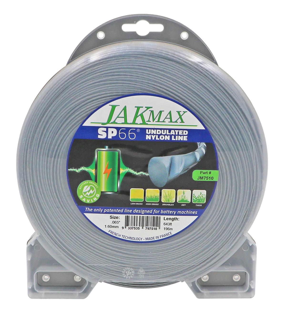 1lb Donut - .065"/1.60mm - SP66 Undulated Nylon Line - JM7510 by Jakmax