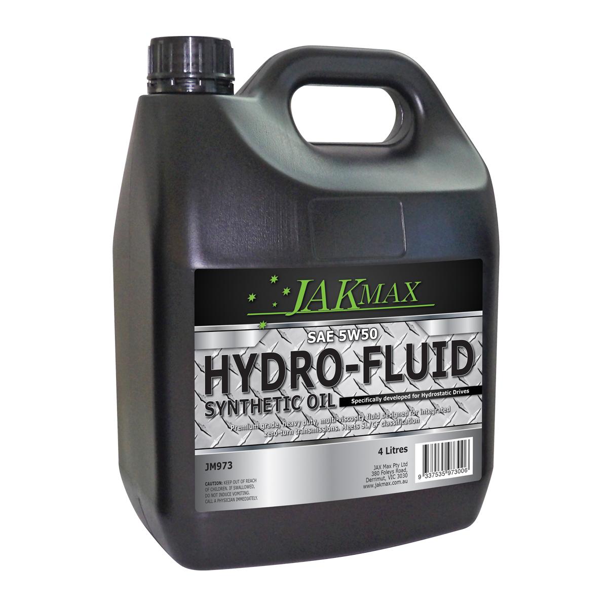 5W/50 Synthetic Hydro-Fluid - 4 Litre (4 x 4 Litre) - JM973 by Jakmax