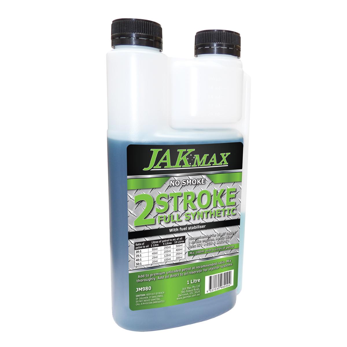 2 Stroke Full-Synthetic - 1 Litre (12 x 1 Litre) - JM980 by Jakmax