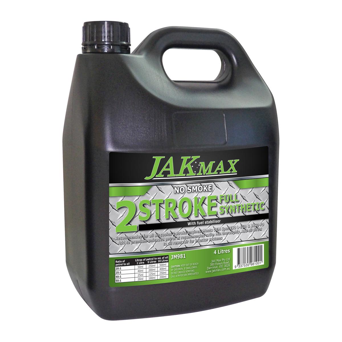 2 Stroke Full-Synthetic - 4 Litre (4 x 4 Litre) - JM981 by Jakmax