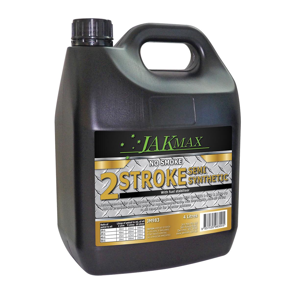 2 Stroke Semi-Synthetic - 4 Litre (4 x 4 Litre) - JM983 by Jakmax