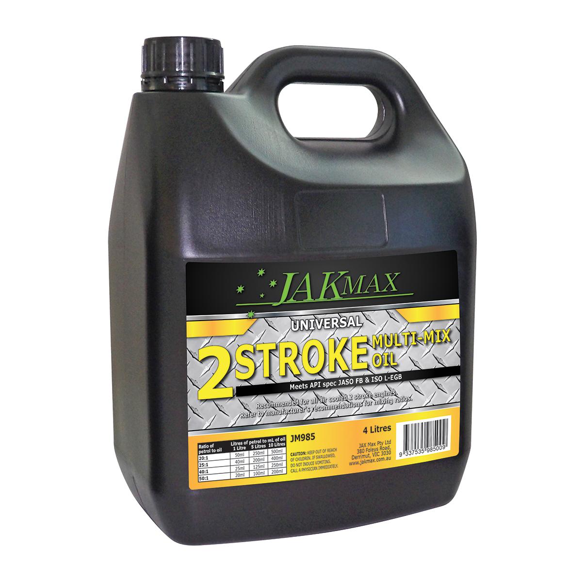 2 Stroke Universal Multi-Mix - 4 Litre (4 x 4 Litre) - JM985 by Jakmax