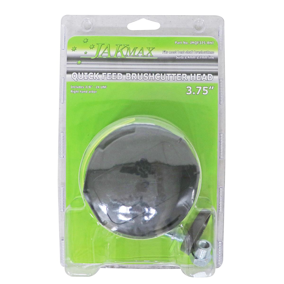 Quick Feed Brushcutter Head - 3.75" 3/8 Right Hand Thread - JMQF375-RHT by Jakmax