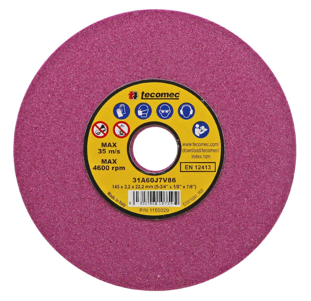 Tecomec Grinding Wheel - 145x22.2x3.2 - K00204005 by Jakmax
