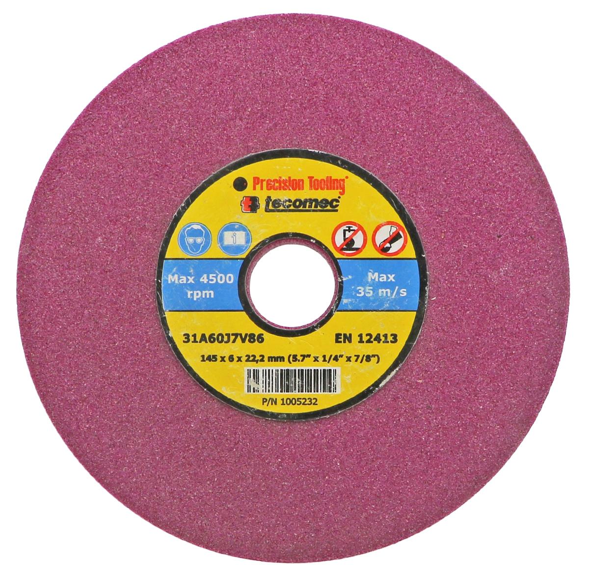 Tecomec Grinding Wheel - 145x22.2x6.0 - K00204007 by Jakmax