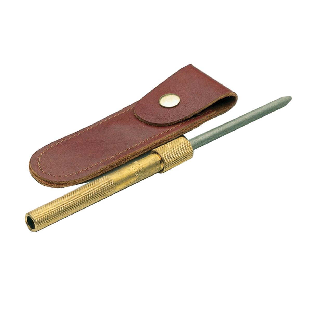 Brass Handle Sharpener with Pouch - M by Jakmax