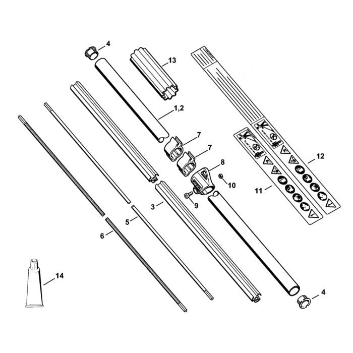 Drive Tube Assy by STIHL