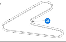 ������60783000 - Transmission Belt A-Sec 623 El by MTD